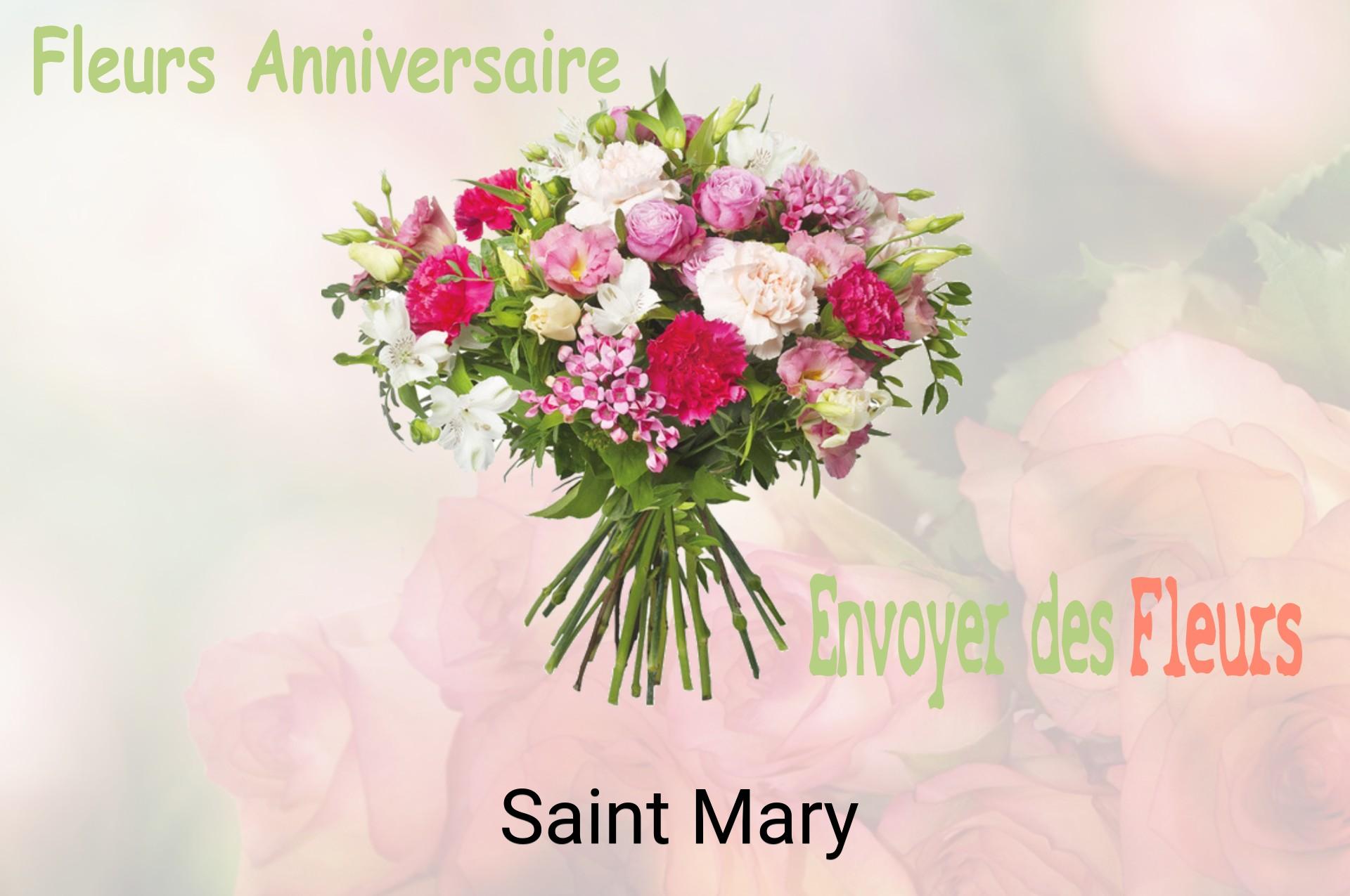 Bouquet de fleurs d’anniversaire livré à Saint-Mary