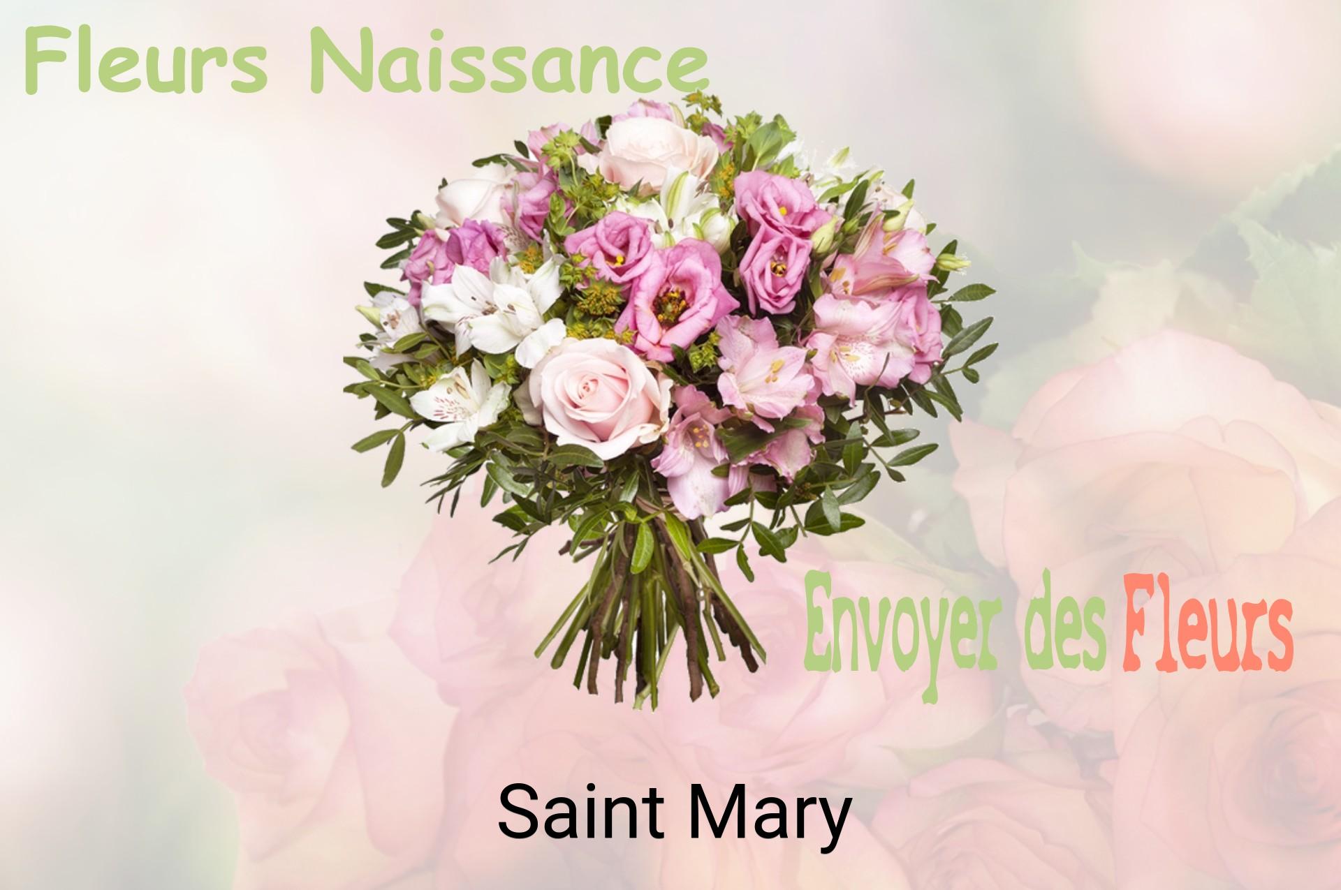 Bouquet de fleurs de naissance livré à Saint-Mary